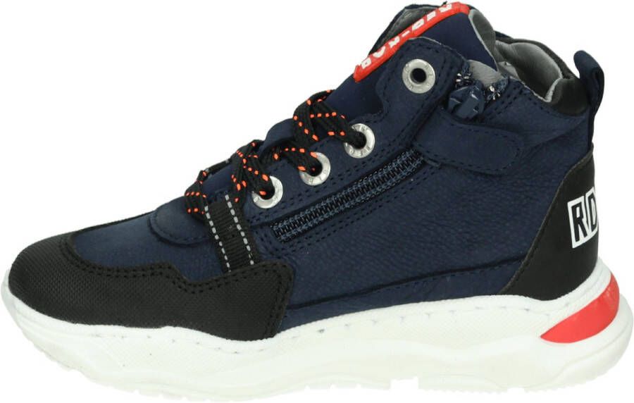 Red-Rag 13629 Hoge sneakers Jongens Blauw