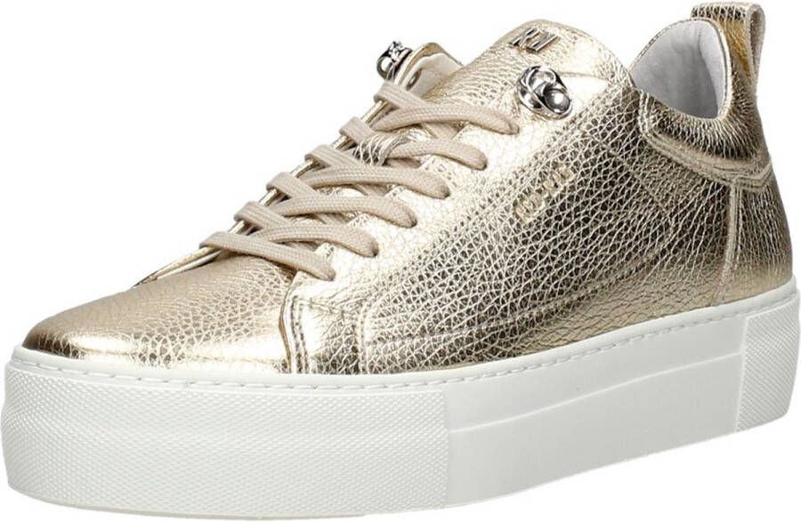 Red-Rag Red Rag Vrouwen Suède Effen Lage sneakers Damesschoenen 74402 Goud - Foto 13