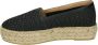 RED-RAG Espadrilles Dames 78182 Maat: 39 Materiaal: Papierstro Kleur: Zwart - Thumbnail 10