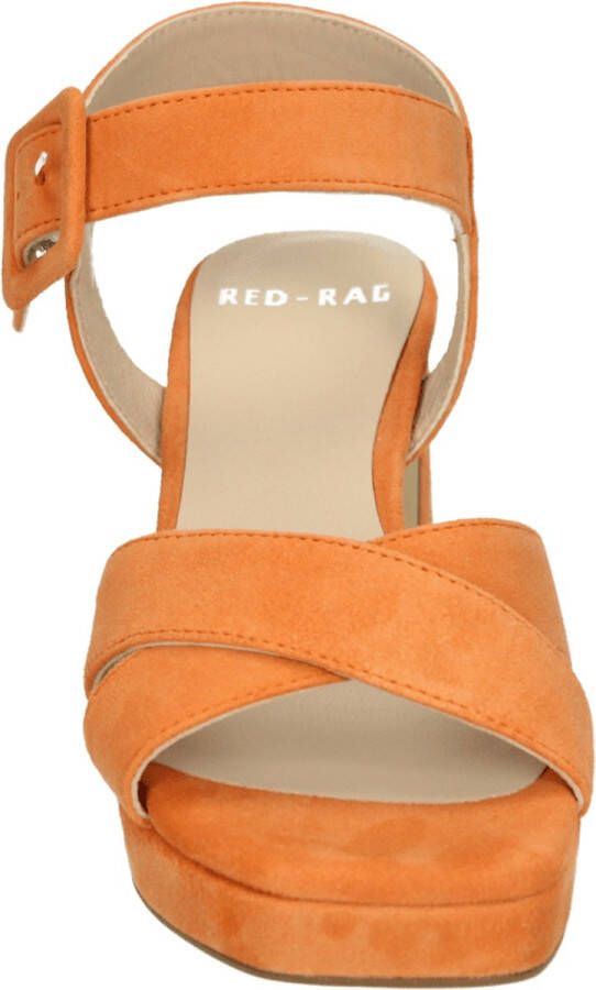 Red-Rag 78560 Volwassenen Sandalen met hak Oranje