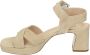 Red Rag 78560 Volwassenen Sandalen met hak Wit beige - Thumbnail 6