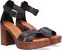 MW RED-RAG Zwarte Hak Sandalen | Red-Rag 79326 - Thumbnail 12