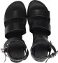 Red-Rag Red Rag Sandalen Dames Damesschoenen Leer Blokhak hoogte 5 cm 79384 Zwart - Thumbnail 10