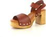 RED-RAG Sandalen Dames 79568 Maat: 40 Materiaal: Leer Kleur: Cognac - Thumbnail 12