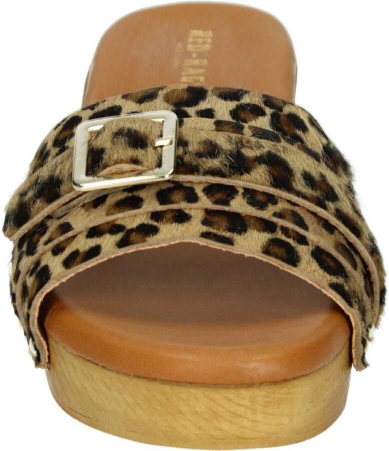 Red-Rag Dames Slippers 79608-059 Leopard Multi