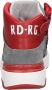 Red-rag Red Rag 13611 423 Red Suede Sneakers hoge sneakers - Thumbnail 12
