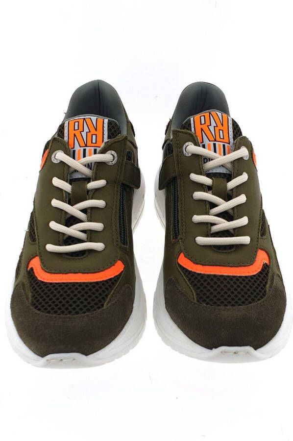 Red-Rag Kaki Sneakers
