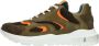 Red Rag Groen en Oranje Leren Sneaker Green Dames - Thumbnail 10