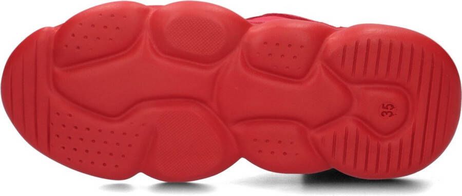 Red-Rag Low Cut sneakers rood