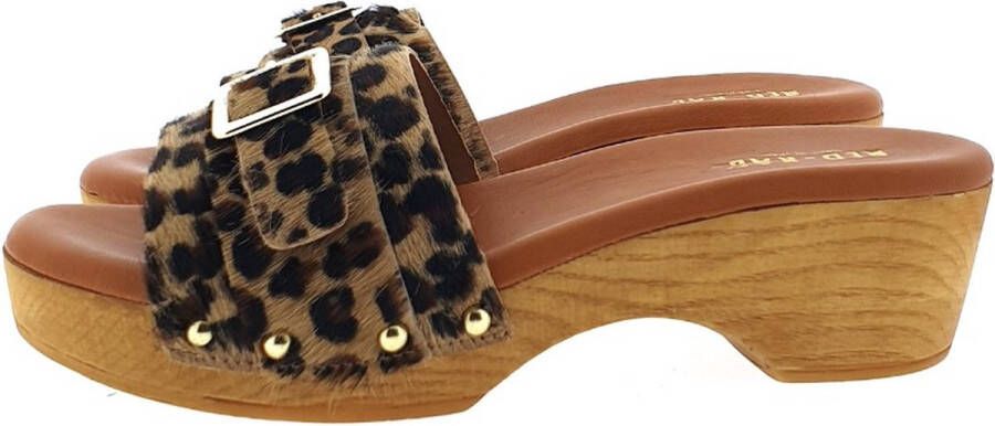 MW RED-RAG Beige suede sandalen | 78020 - Foto 7