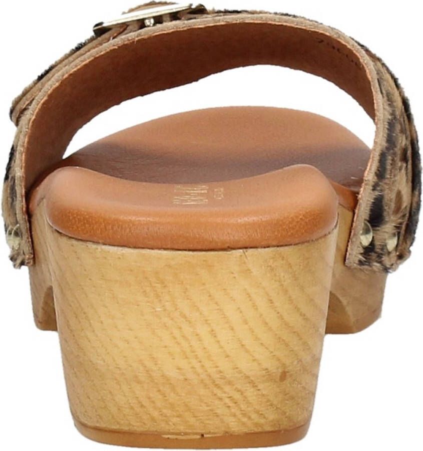 MW RED-RAG Beige suede sandalen | 78020 - Foto 3