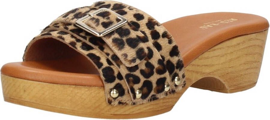 MW RED-RAG Beige suede sandalen | 78020 - Foto 6