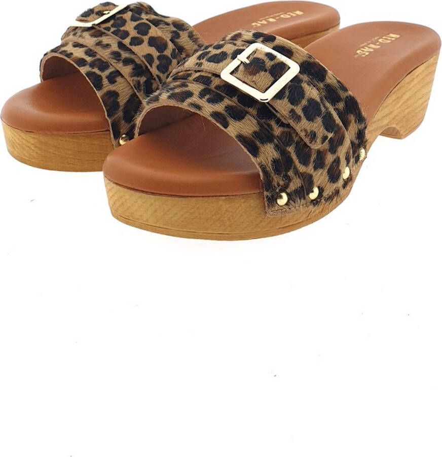 MW RED-RAG Beige suede sandalen | 78020 - Foto 2