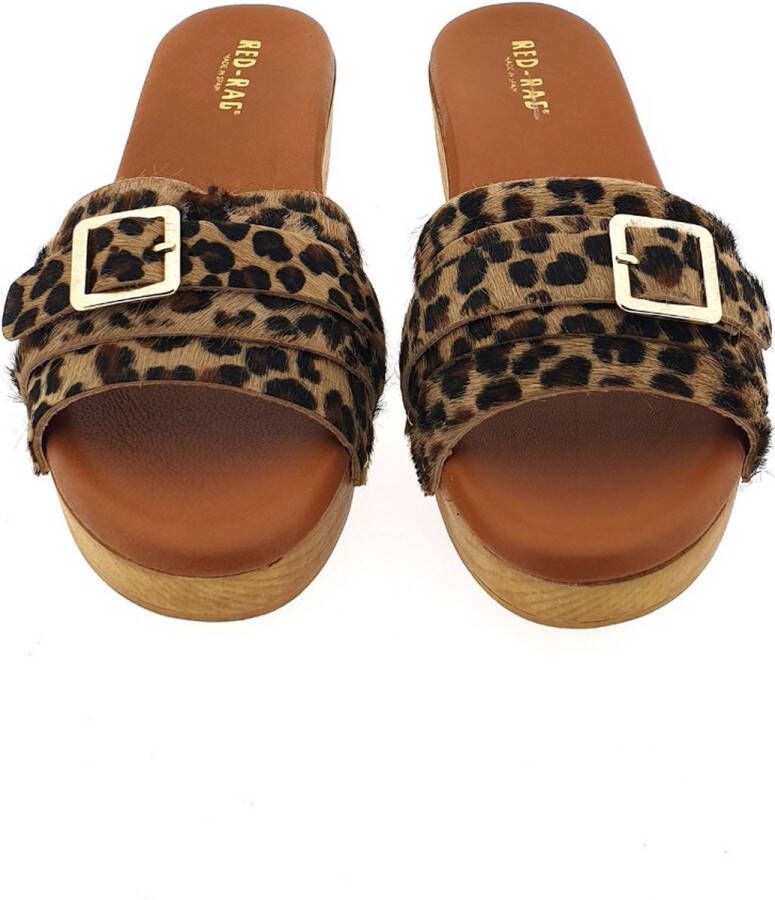 MW RED-RAG Beige suede sandalen | 78020 - Foto 4