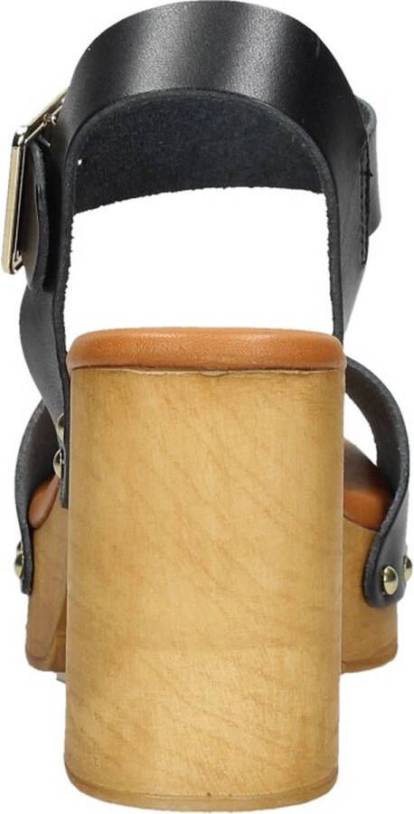 MW RED-RAG Zwarte sandalen met hak | 79720 - Foto 9