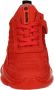 Red-Rag Jongens Veterschoenen & Klitteband Red rag 13541 424 Red Nubuck Rood - Thumbnail 13