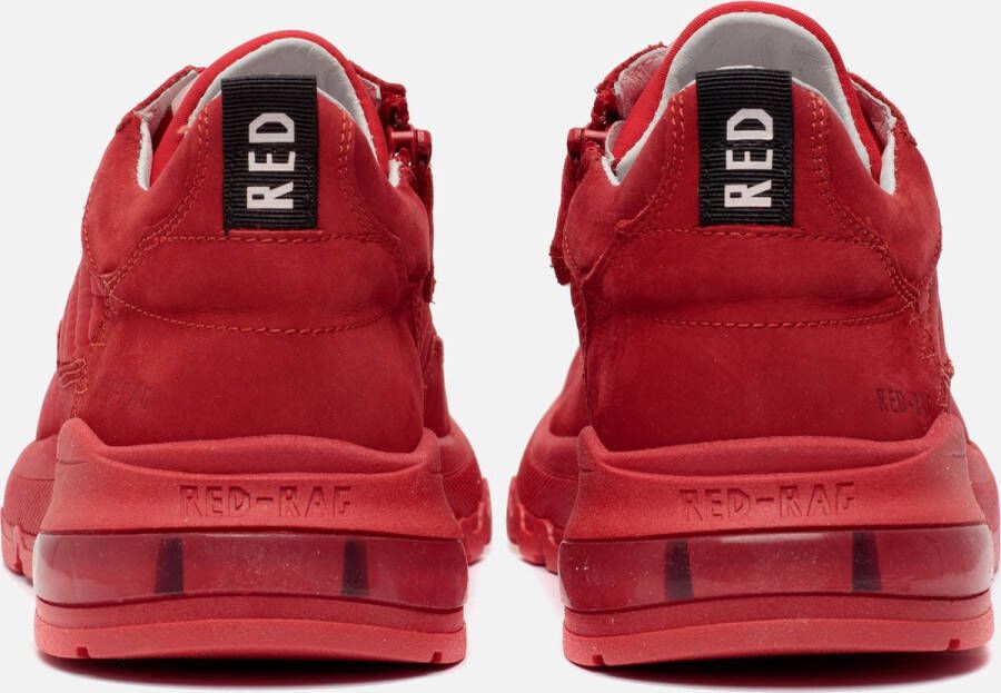 Red-Rag Sneakers rood Suede
