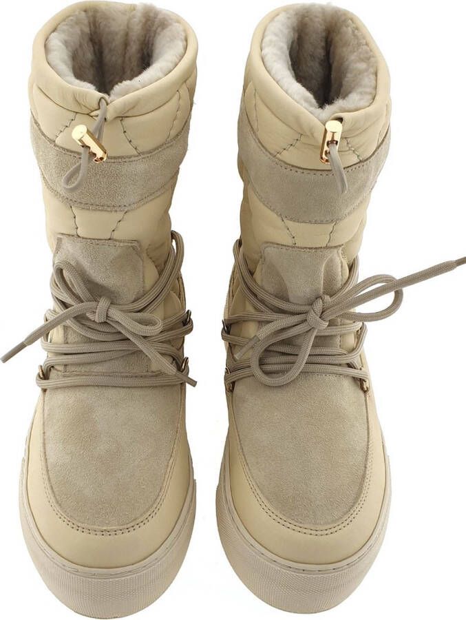 Red-Rag Snowboot Fashion 74654 Beige Dames