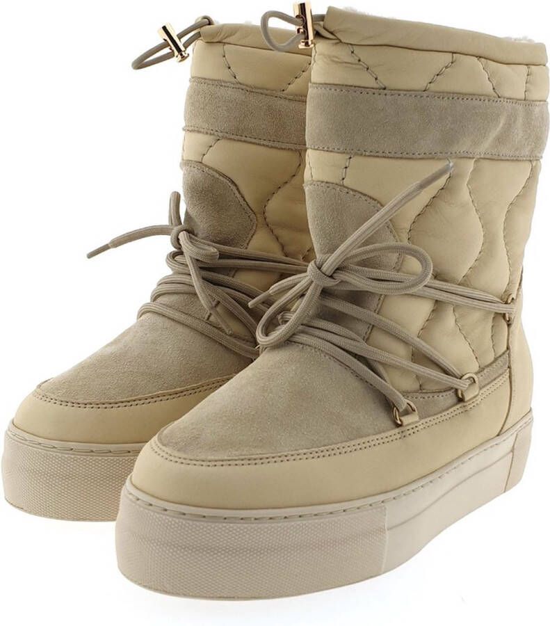 Red-Rag Snowboot Fashion 74654 Beige Dames