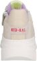 Red Rag 13298 chunky leren sneakers beige Meisjes Leer Meerkleurig 38 - Thumbnail 9