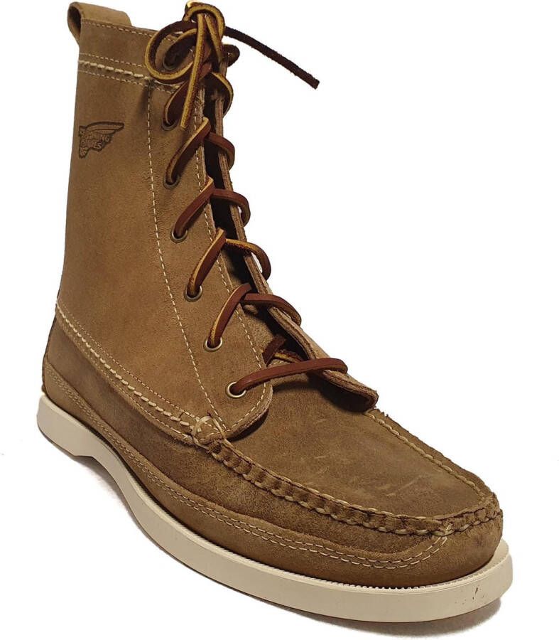 Red wing Wabasha Boat Boot Suede 07190 Camel