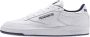 Reebok Classics Club C 85 leren sneakers wit donkerblauw - Thumbnail 8