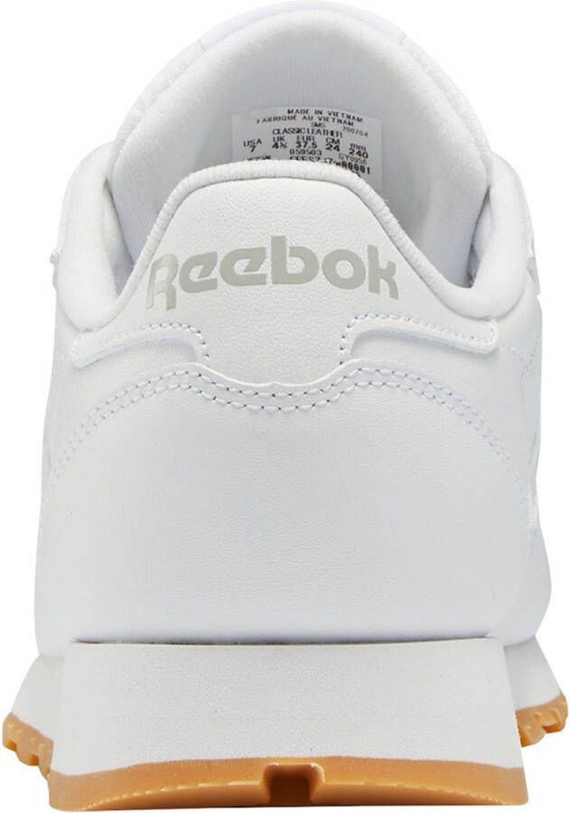 REEBOK CLASSICS Leather Sneakers Ftwr White Pure Grey Reebok Rubber Gum-02 Dames