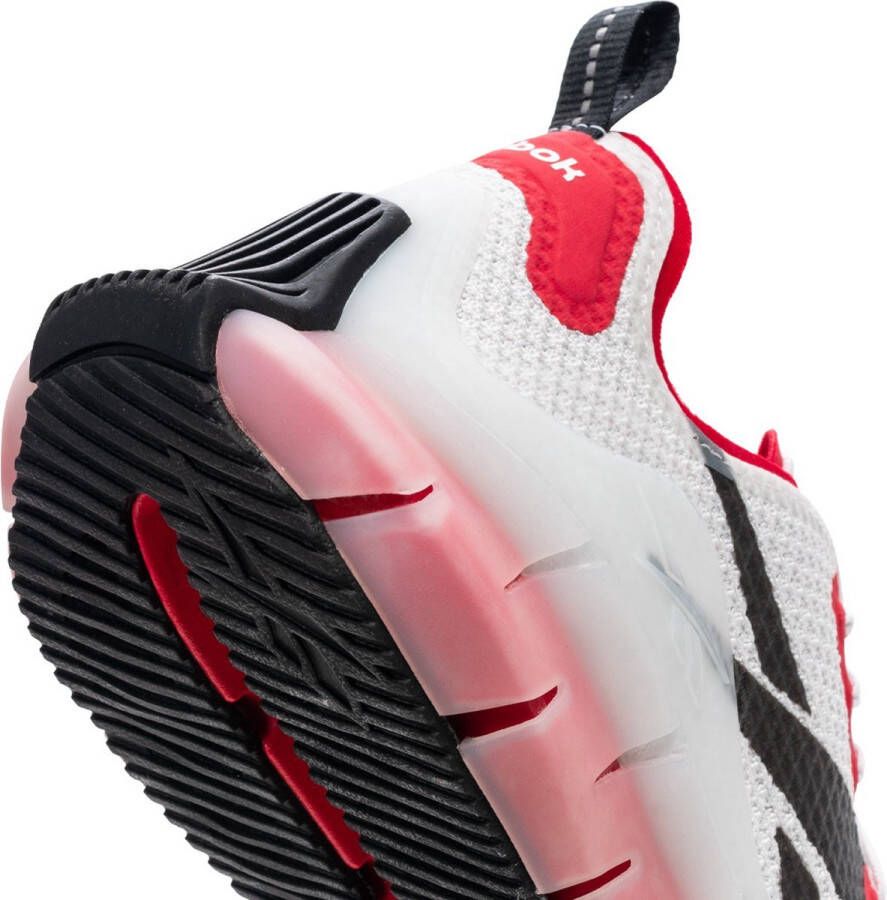 Reebok ZIG Kinetica Shadow Heren Sneakers Schoenen Wit-Rood GZ0188