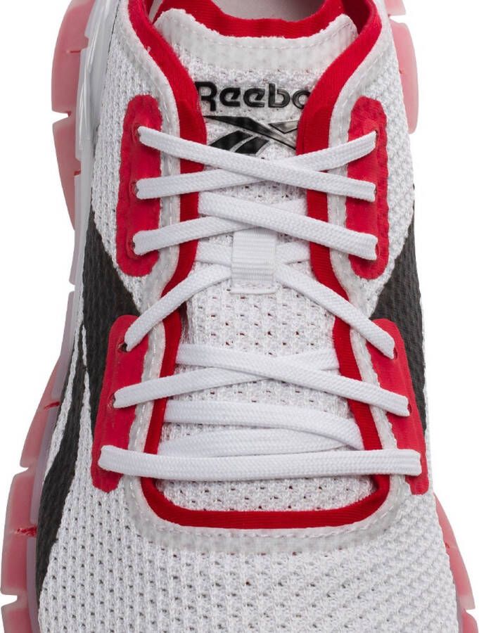 Reebok ZIG Kinetica Shadow Heren Sneakers Schoenen Wit-Rood GZ0188