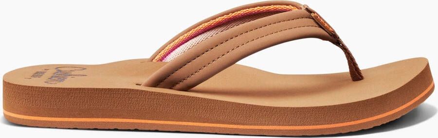 Reef Cushion Breezetan Smoothie Dames Slippers Cognac - Foto 5