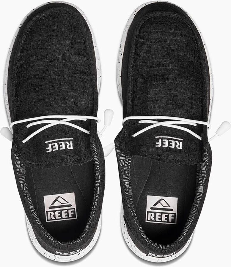Reef Cushion Coast TX Sneakers Black White Heren