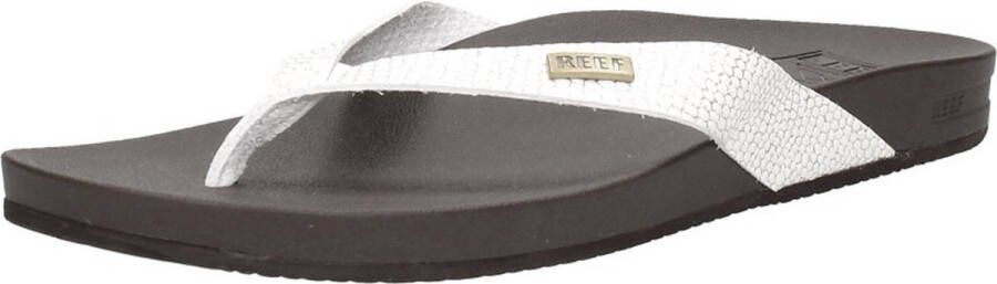 Reef Cushion Court Teenslippers Dames Wit