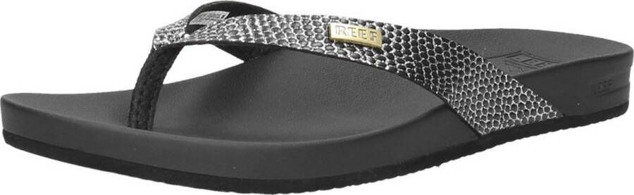 Reef Cushion Court Teenslippers Dames Zwart