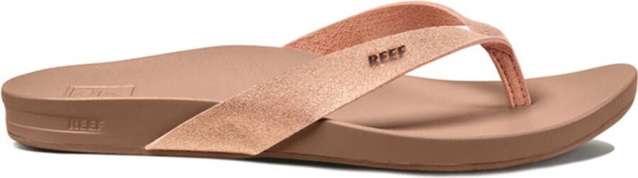 Reef Cushion Courtrose Gold Dames Slippers Roségoud