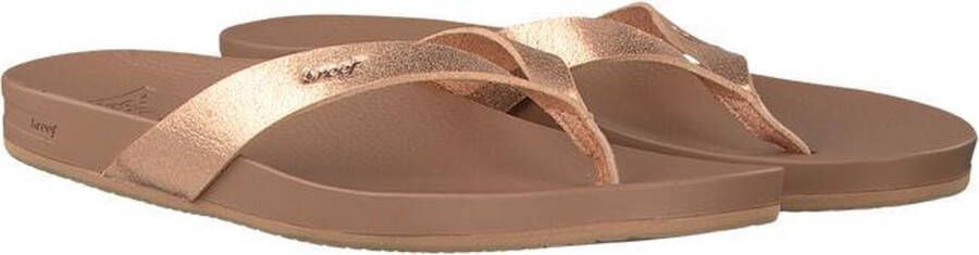 Reef Cushion Courtrose Gold Dames Slippers Roségoud