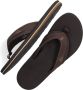 Bruin Tinten Cushion Teenslippers Zomer slippers Heren Bruin - Thumbnail 9