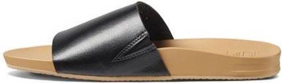 Reef Cushion Scout Dames Slippers Black Natural