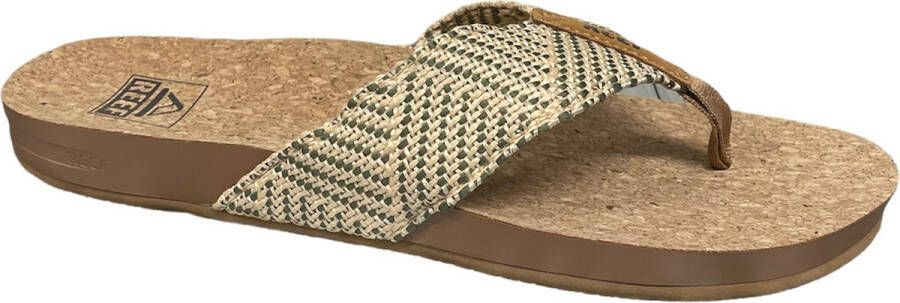 Reef Cushion Strand Teenslippers Dames Groen