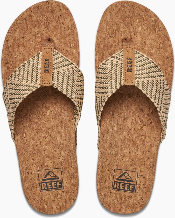 Reef Cushion Strand Teenslippers Dames Groen
