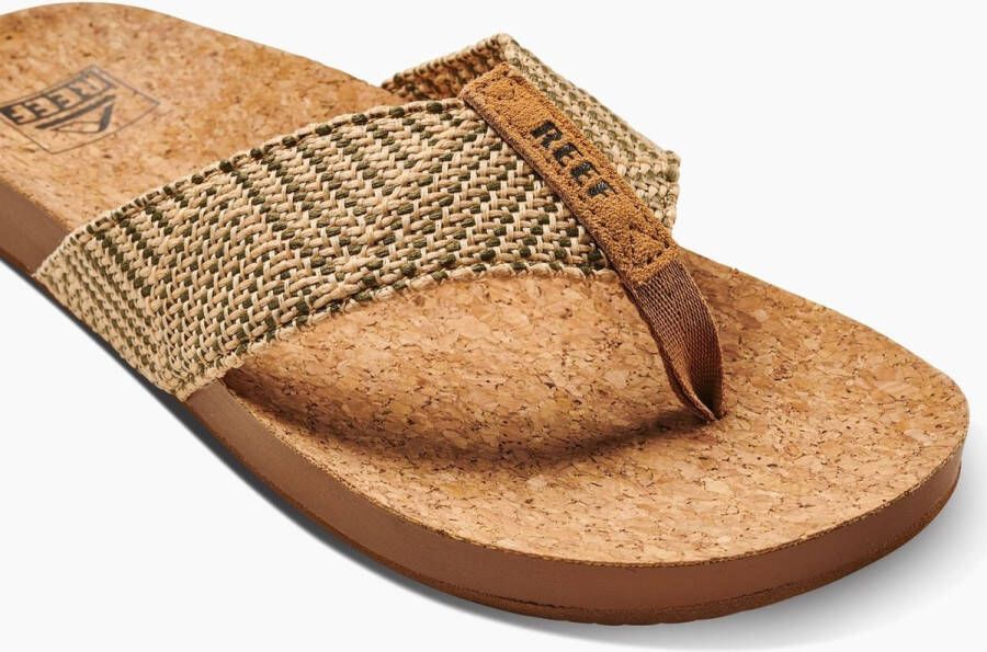 Reef Cushion Strand Teenslippers Dames Groen