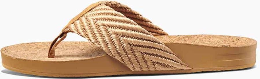 Reef Cushion Strand Teenslippers Zomer slippers Dames Camel