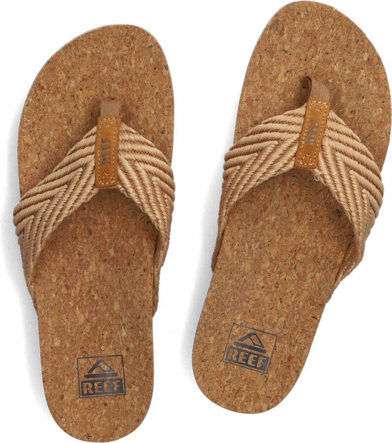 Reef Cushion Strand Teenslippers Zomer slippers Dames Camel