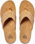 Reef Bruin Tinten Cushion Strand Teenslippers Zomer slippers Dames Camel - Thumbnail 8