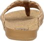 Reef Bruin Tinten Cushion Strand Teenslippers Zomer slippers Dames Camel - Thumbnail 13