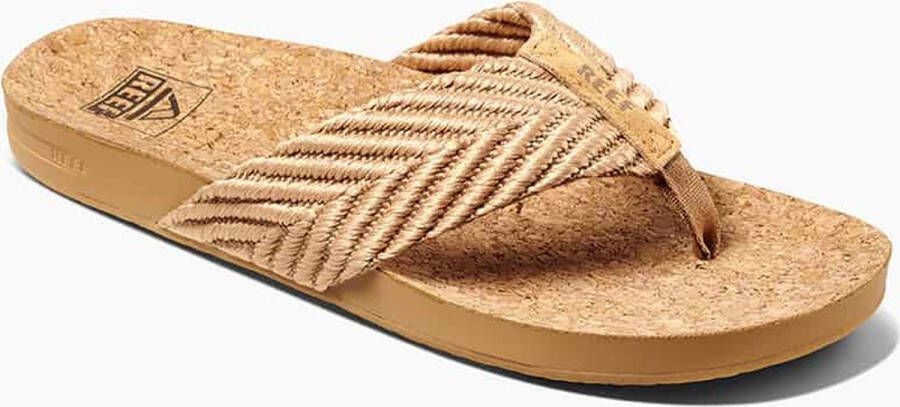 Reef Cushion Strand Teenslippers Zomer slippers Dames Camel