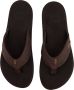 Bruin Tinten Cushion Teenslippers Zomer slippers Heren Bruin - Thumbnail 10
