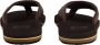 Bruin Tinten Cushion Teenslippers Zomer slippers Heren Bruin - Thumbnail 12