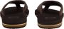 Bruin Tinten Cushion Teenslippers Zomer slippers Heren Bruin - Thumbnail 11