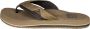 Bruin Tinten Cushion Teenslippers Zomer slippers Heren Cognac - Thumbnail 9