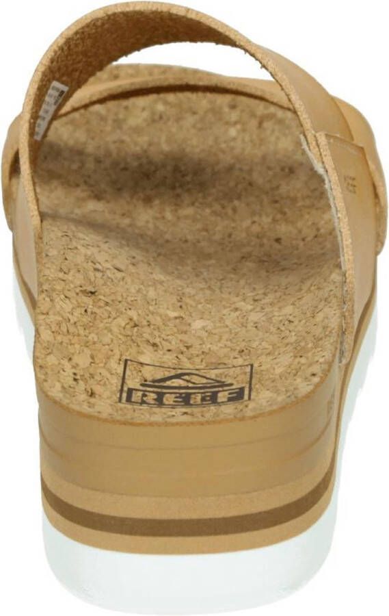 Reef CUSHION VISTA HI NATURAL Volwassenen Dames slippers Cognac
